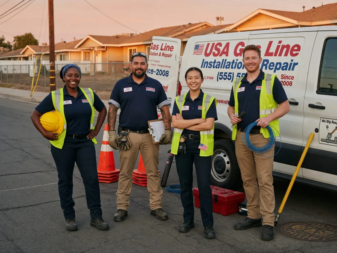 Gas Line Installation company in Corsica, PA